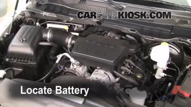 2011 Ram 1500 SLT 4.7L V8 FlexFuel Crew Cab Pickup Batería Cambio